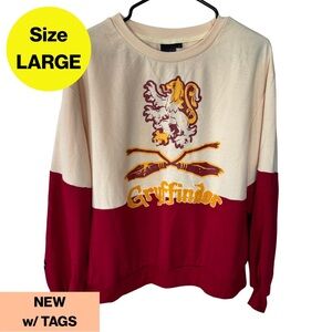 Harry Potter GRYFFINDOR x SHEIN Sweatshirt 🦉 (Size Large) NEW w TAGS 🏷️